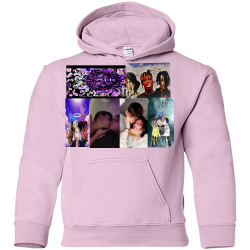 for-paige<3 Boy's 50/50 Cotton/Polyester Hoodies Gildan 18500B